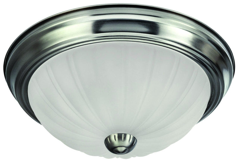 Canarm IFM31351N Two Light Flush Mount, Brushed Pewter