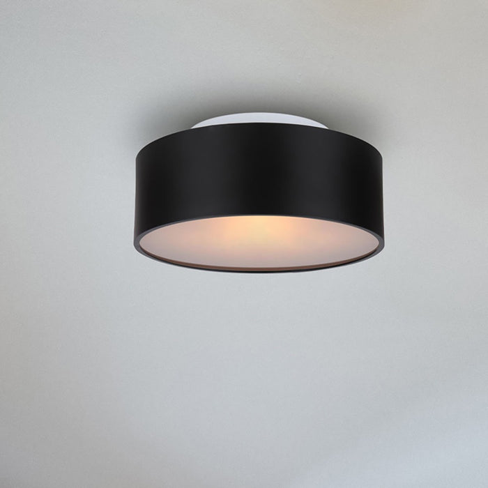 Canarm IFM318A13BK Two Light Flush Mount, Matte Black