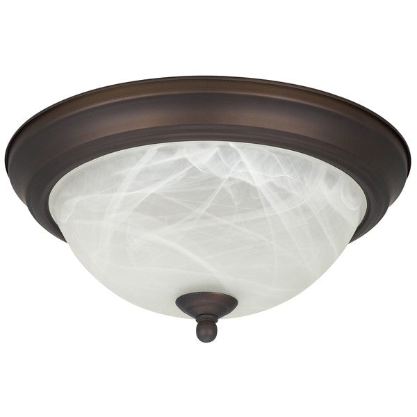 Canarm IFM41113 Two Light Flush Mount, Oil Rubbed Bronze