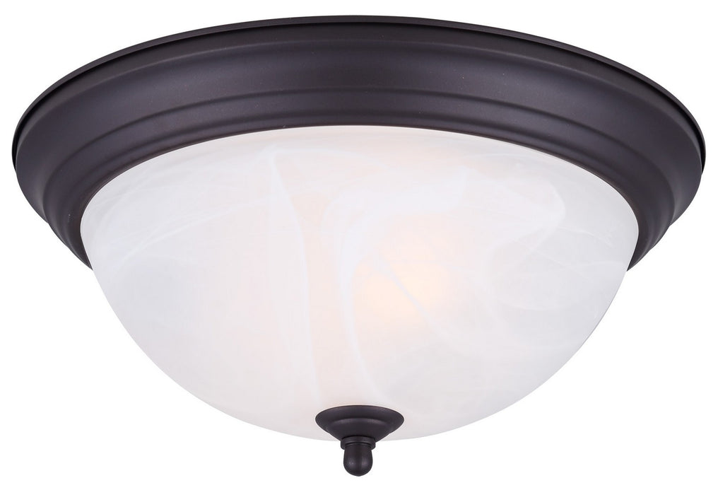 Canarm IFM41313 Two Light Flush Mount, Oil Rubbed Bronze