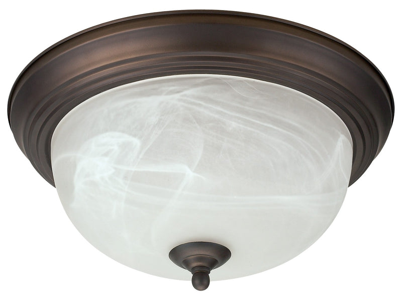 Canarm IFM41313 Two Light Flush Mount, Oil Rubbed Bronze
