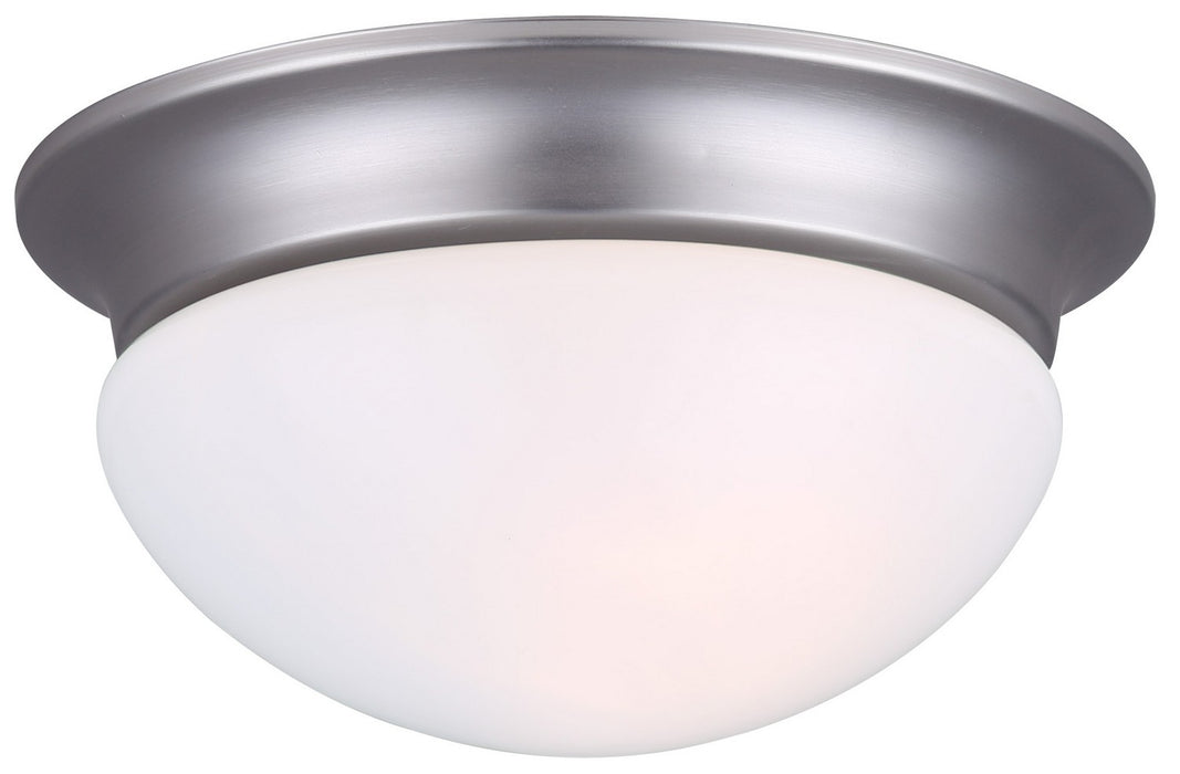 Canarm IFM5951 One Light Flush Mount, Brushed Pewter