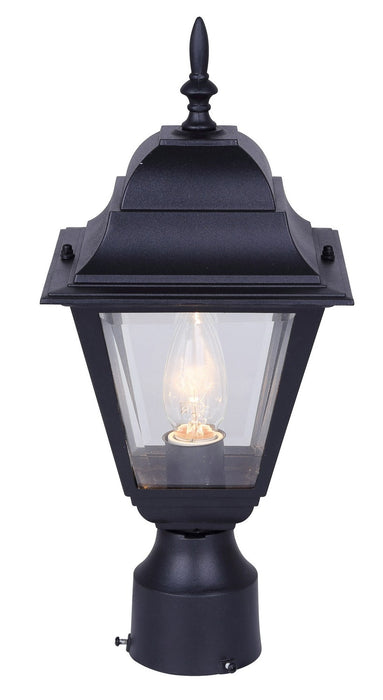 Canarm IOL1310 One Light Outdoor Post Mount, Black