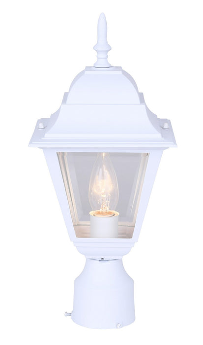 Canarm IOL1311 One Light Outdoor Post Mount, White