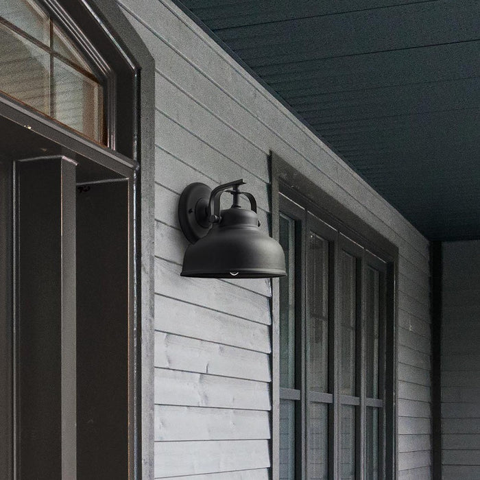Canarm IOL405BK-A One Light Outdoor Wall Mount, Matte Black