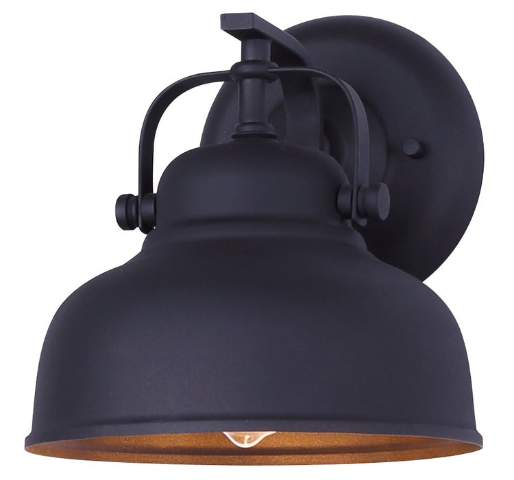 Canarm IOL405BK-A One Light Outdoor Wall Mount, Matte Black