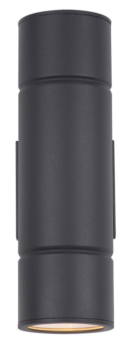 Canarm IOL573BK Two Light Outdoor Lantern, Black