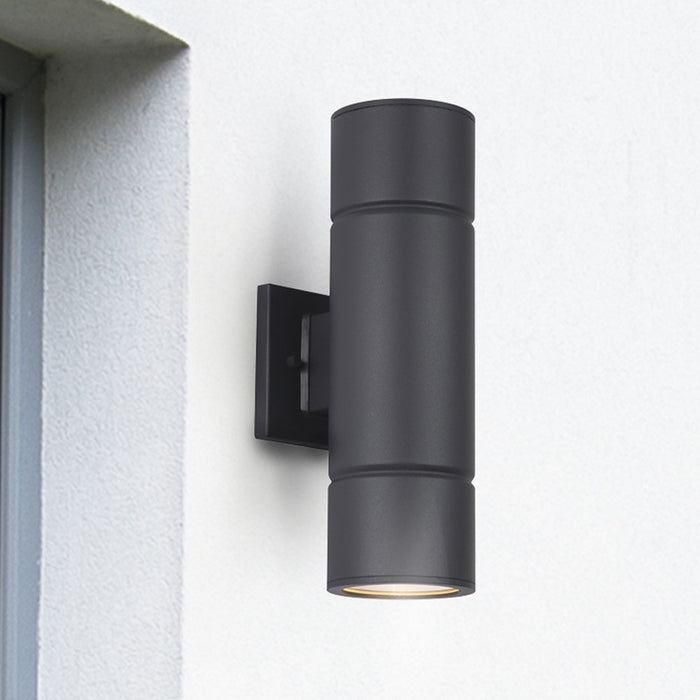 Canarm IOL573BK Two Light Outdoor Lantern, Black