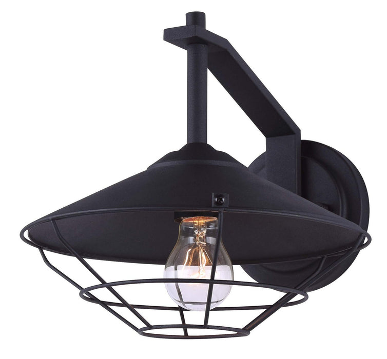 Canarm IOL582BK One Light Outdoor Wall Mount, Black