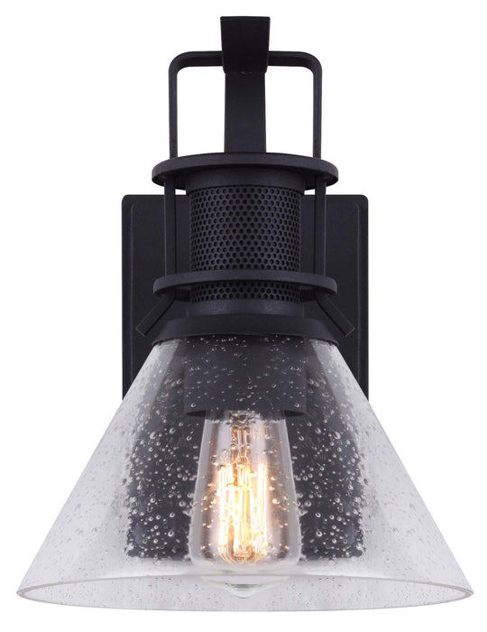 Canarm IOL587BK One Light Outdoor Wall Mount, Black