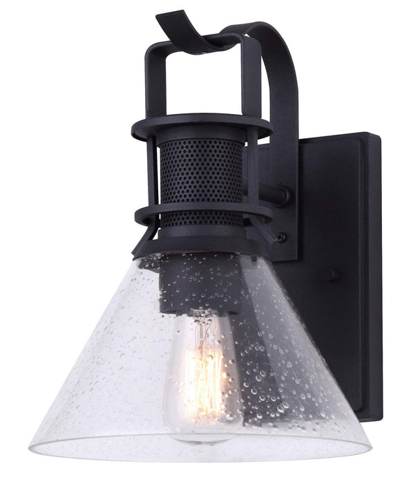 Canarm IOL587BK One Light Outdoor Wall Mount, Black