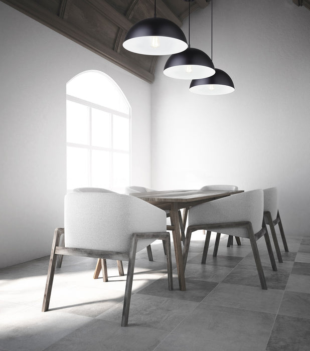 Canarm IPL734B01BK One Light Pendant, Matte Black