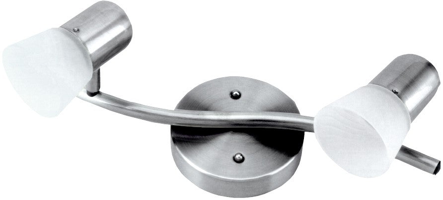Canarm IT5251 Two Light Track Lighting, Brushed Pewter