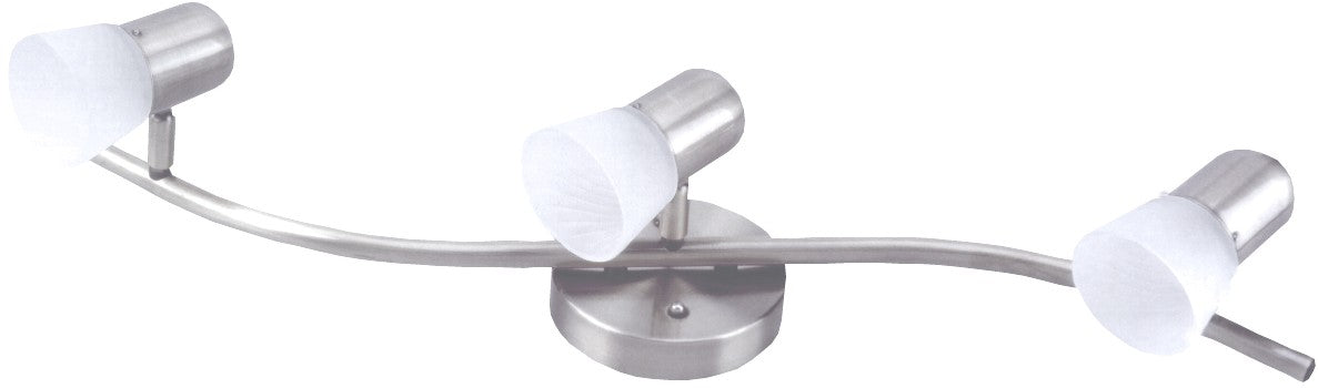 Canarm IT5351 Three Light Track Lighting, Brushed Pewter