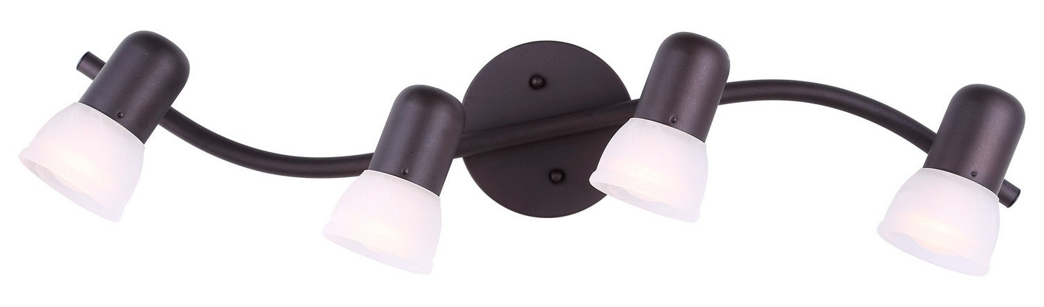 Canarm IT9413 Four Light Track Lighting, Oil Rubbed Bronze
