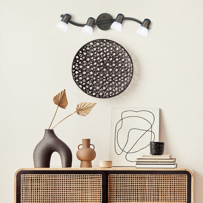 Canarm IT9413 Four Light Track Lighting, Oil Rubbed Bronze