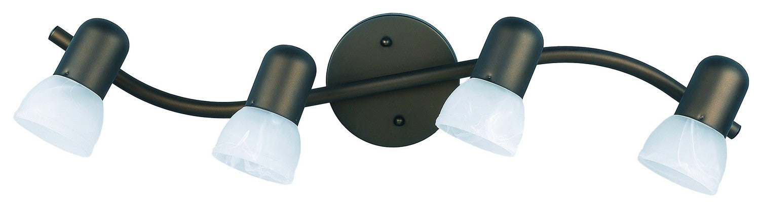Canarm IT9413 Four Light Track Lighting, Oil Rubbed Bronze