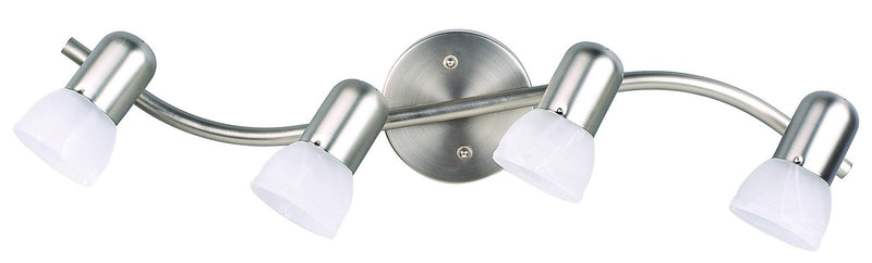 Canarm IT9451 Four Light Track Lighting, Brushed Pewter