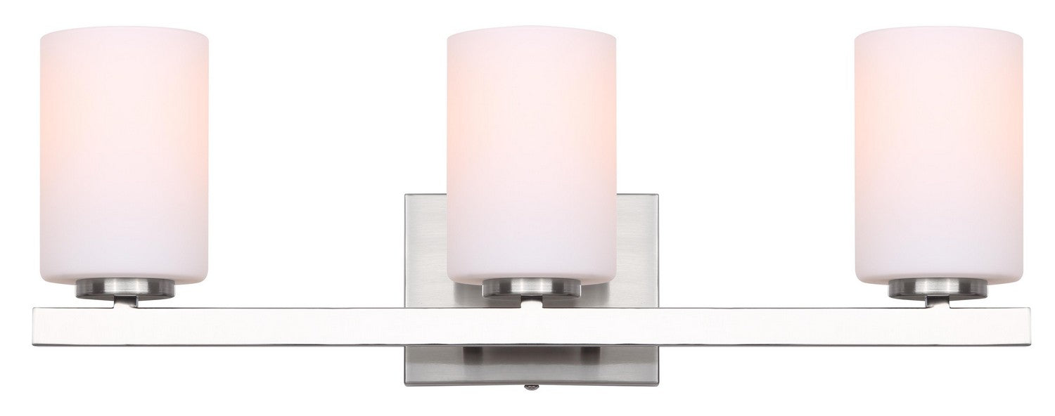 Canarm IVL1093A03BN Three Light Vanity, Brushed Nickel
