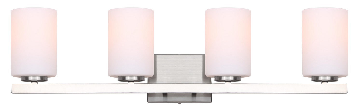 Canarm IVL1093A04BN Four Light Vanity, Brushed Nickel
