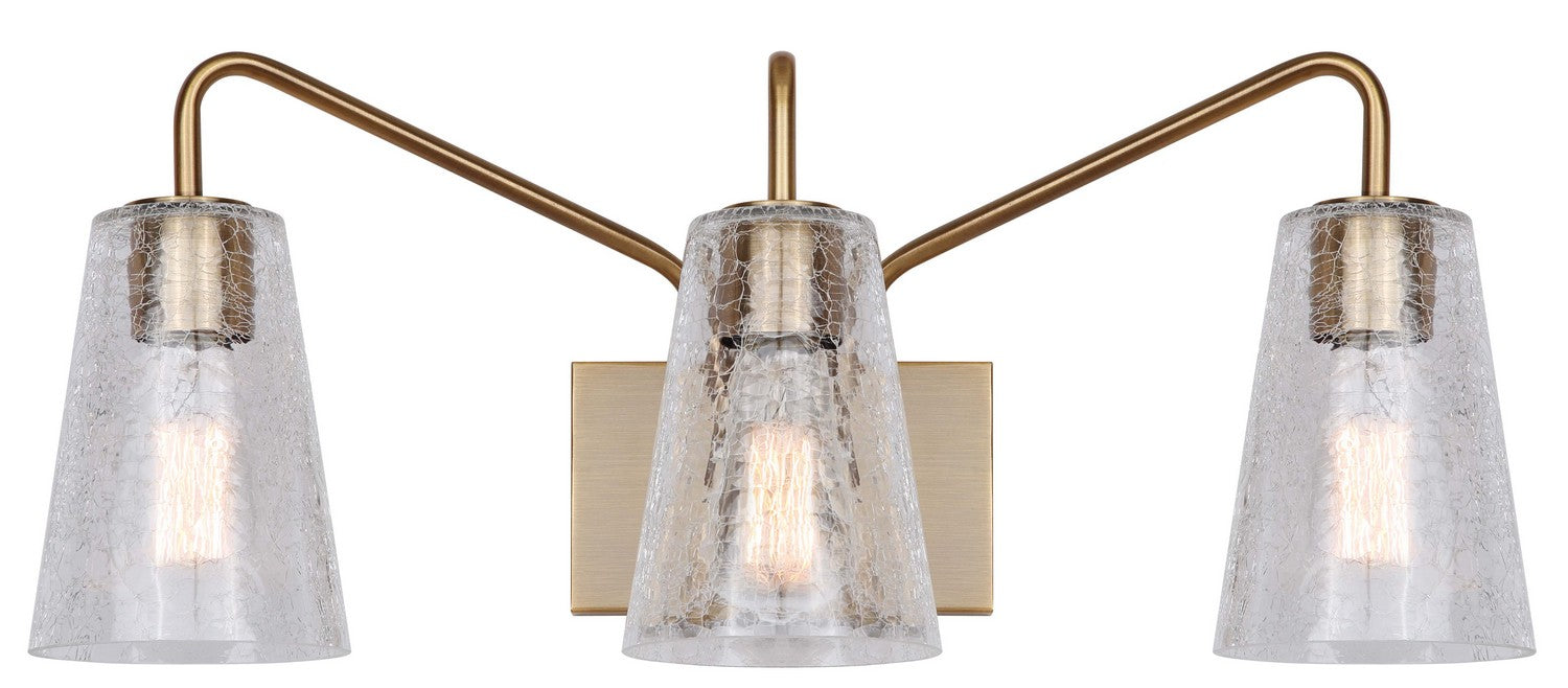 Canarm IVL1100A03GD Three Light Vanity, Gold