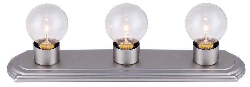 Canarm IVLBS1351 Three Light Vanity, Brushed Pewter