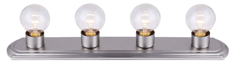 Canarm IVLBS1451 Four Light Vanity, Brushed Pewter
