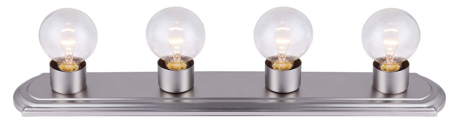 Canarm IVLBS1451 Four Light Vanity, Brushed Pewter