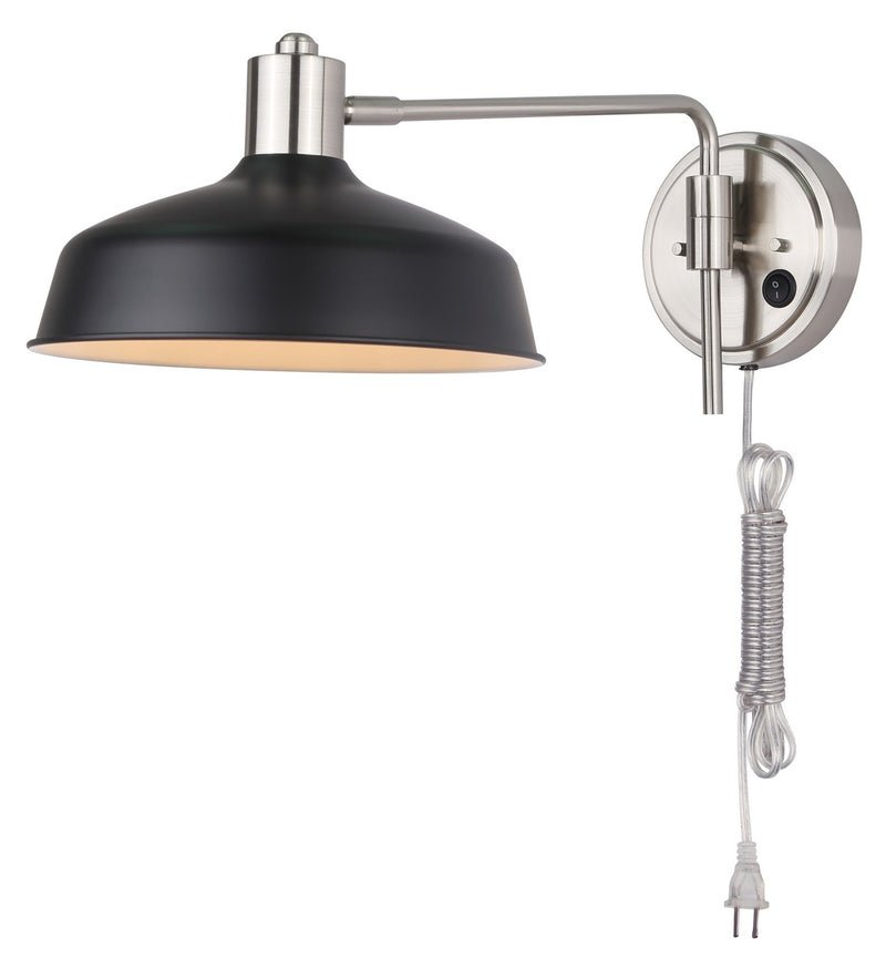 Canarm IWF1055A01BKN One Light Wall Sconce