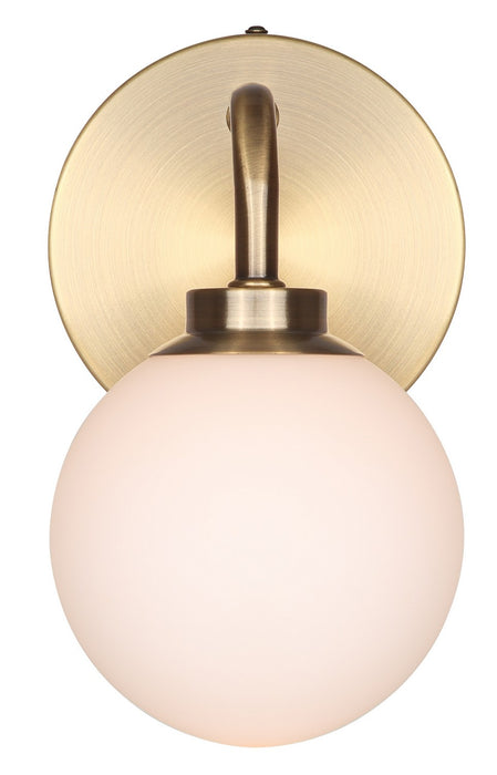 Canarm IWF1105A01GD9 One Light Wall Sconce, Gold