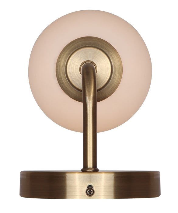 Canarm IWF1105A01GD9 One Light Wall Sconce, Gold