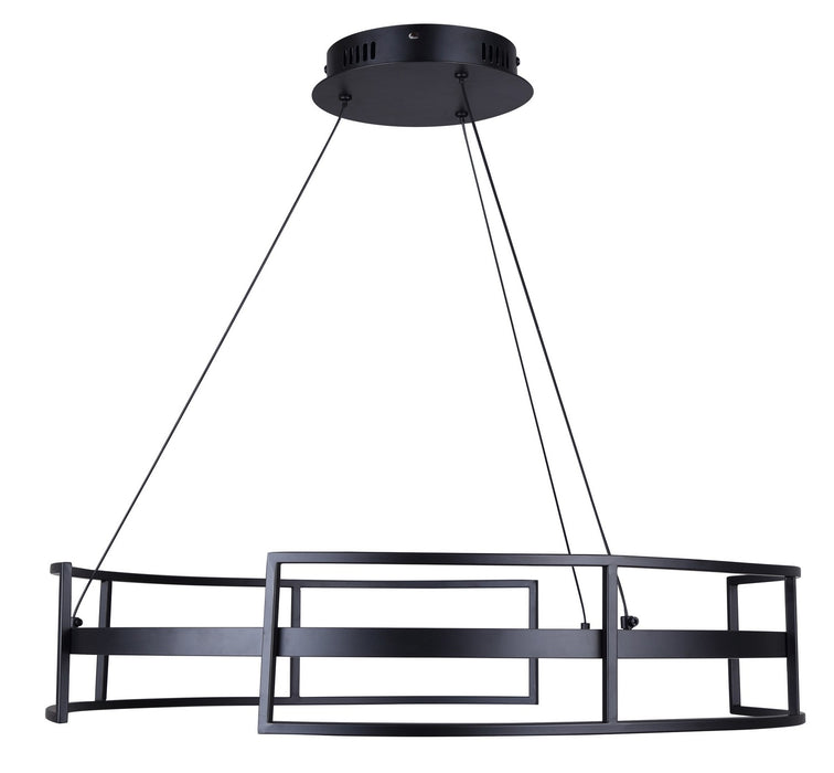 Canarm LCH231A24BK LED Chandelier, Black