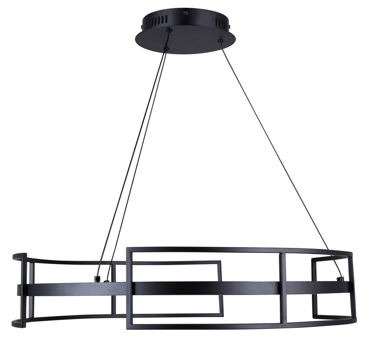 Canarm LCH231A24BK LED Chandelier, Black