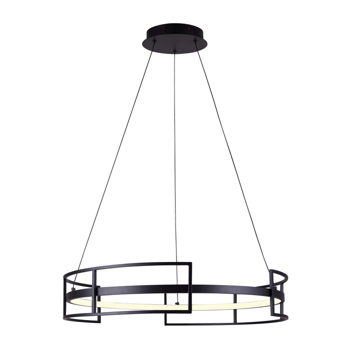 Canarm LCH231A24BK LED Chandelier, Black