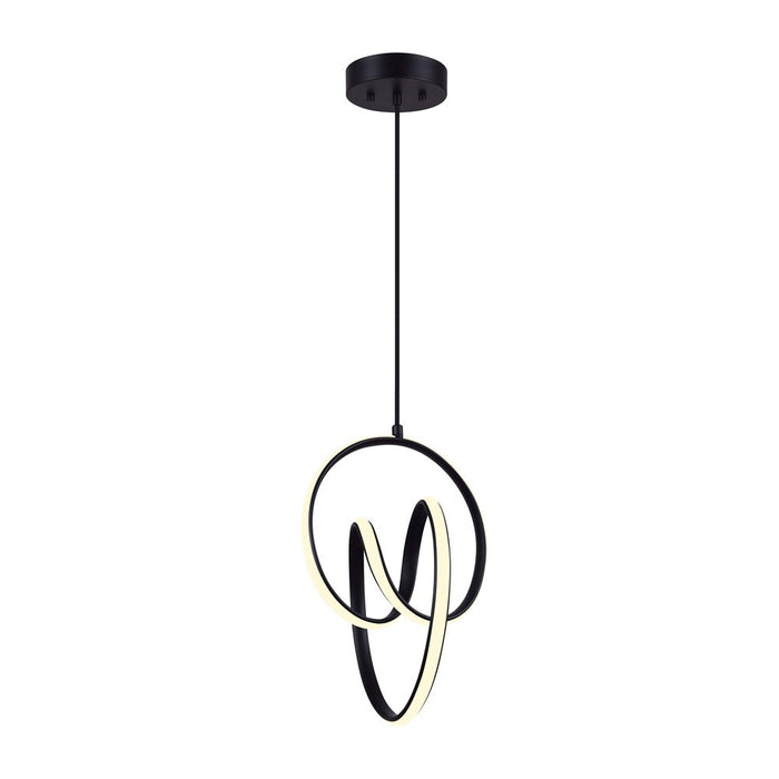 Canarm LCH232A11BK LED Chandelier, Matte Black