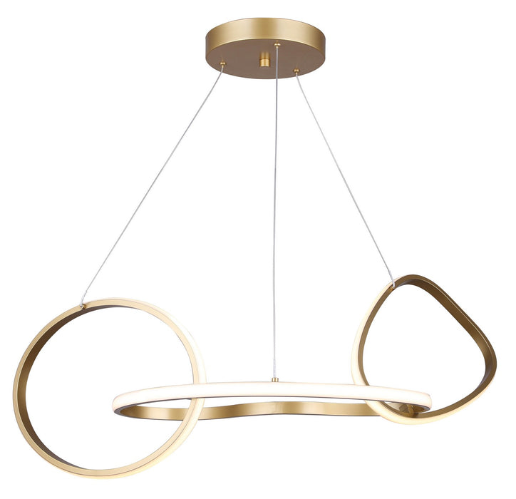 Canarm LCH234A32PGD LED Chandelier, Gold