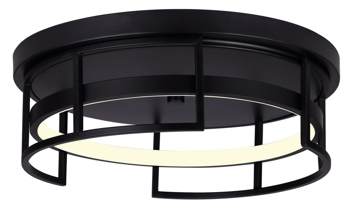 Canarm LFM231A15BK LED Flush Mount, Matte Black