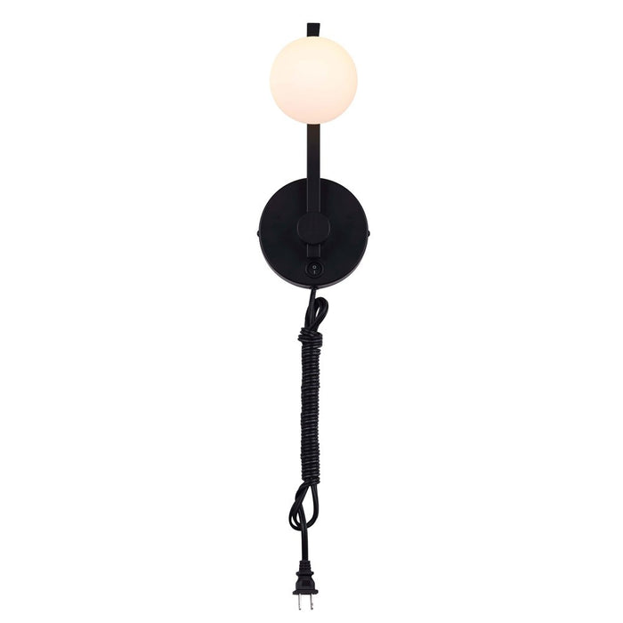 Canarm LWF233A01BK LED Wall Sconce, Matte Black