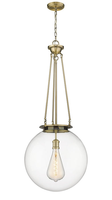 Innovations 221-1P-AB-G202-18 One Light Pendant, Antique Brass