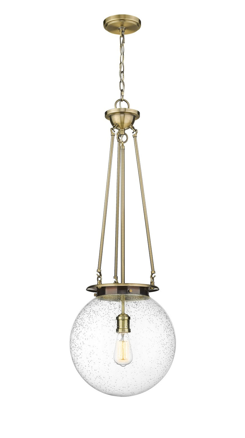 Innovations 221-1P-AB-G204-14 One Light Pendant, Antique Brass