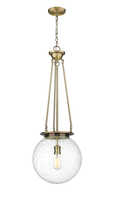 Innovations 221-1P-AB-G204-14 One Light Pendant, Antique Brass