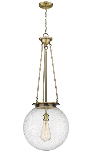 Innovations 221-1P-AB-G204-16 One Light Pendant, Antique Brass
