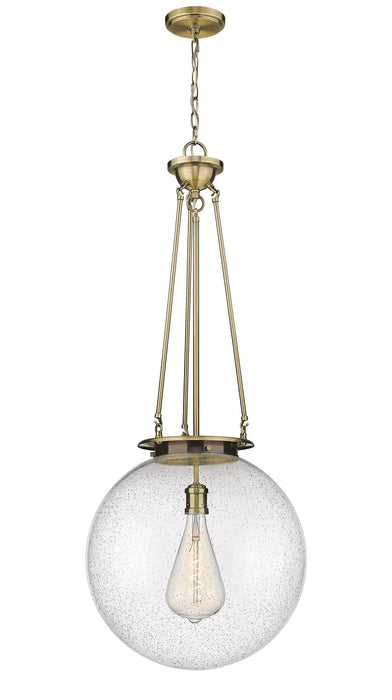 Innovations 221-1P-AB-G204-18 One Light Pendant, Antique Brass