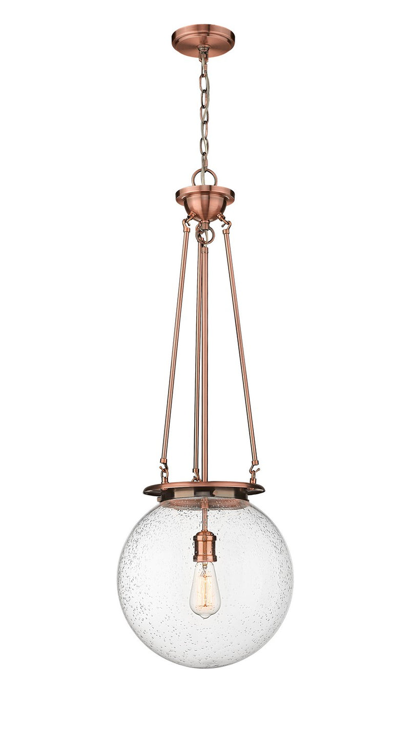 Innovations 221-1P-AC-G204-14 One Light Pendant, Antique Copper