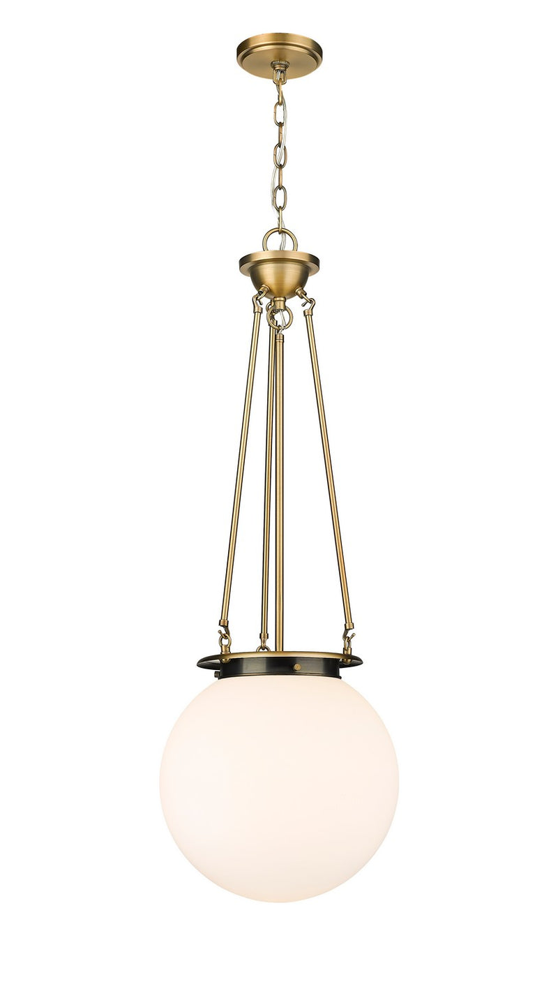 Innovations 221-1P-BB-G201-14 One Light Pendant, Brushed Brass