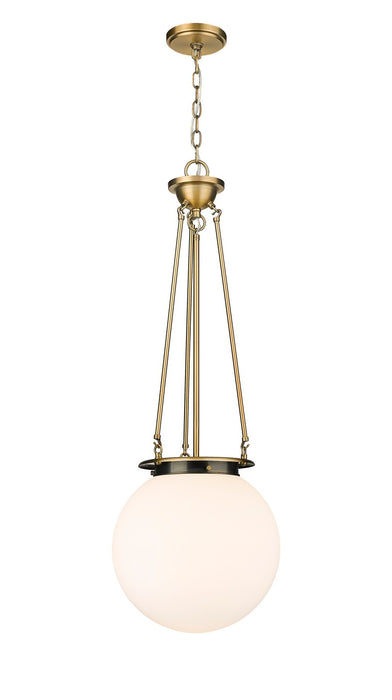 Innovations 221-1P-BB-G201-14 One Light Pendant, Brushed Brass