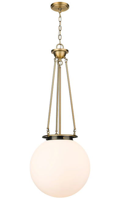 Innovations 221-1P-BB-G201-16 One Light Pendant, Brushed Brass