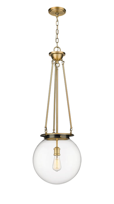 Innovations 221-1P-BB-G202-14 One Light Pendant, Brushed Brass