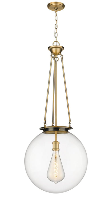 Innovations 221-1P-BB-G202-18 One Light Pendant, Brushed Brass