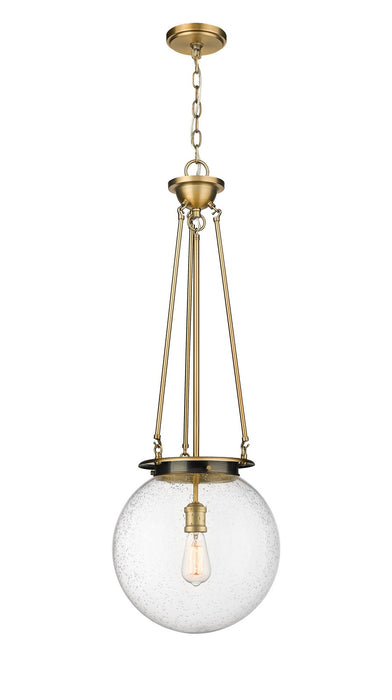 Innovations 221-1P-BB-G204-14 One Light Pendant, Brushed Brass
